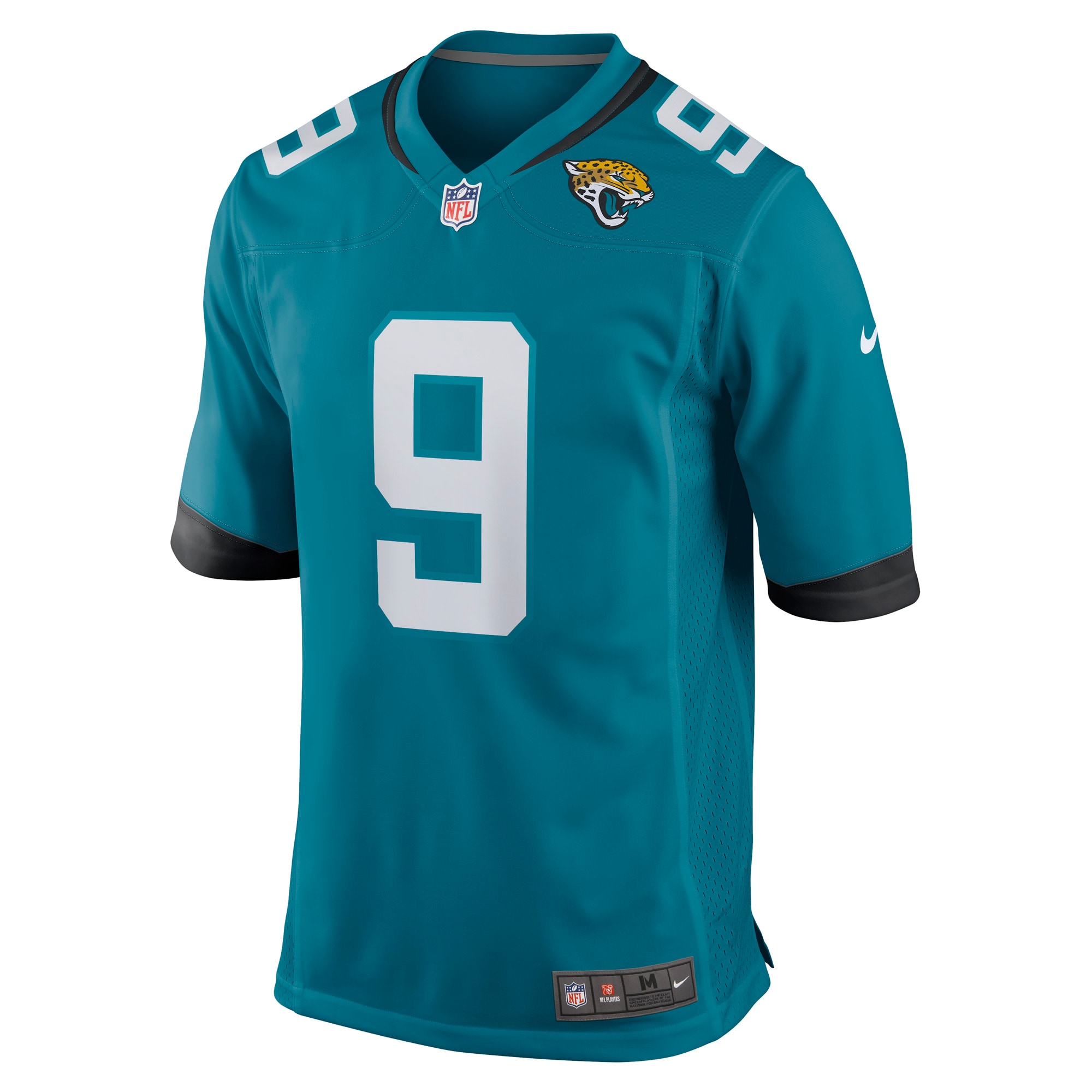 Men's Jacksonville Jaguars Logan Cooke Teal Game Jersey JS6071 nicesnker - Image 2