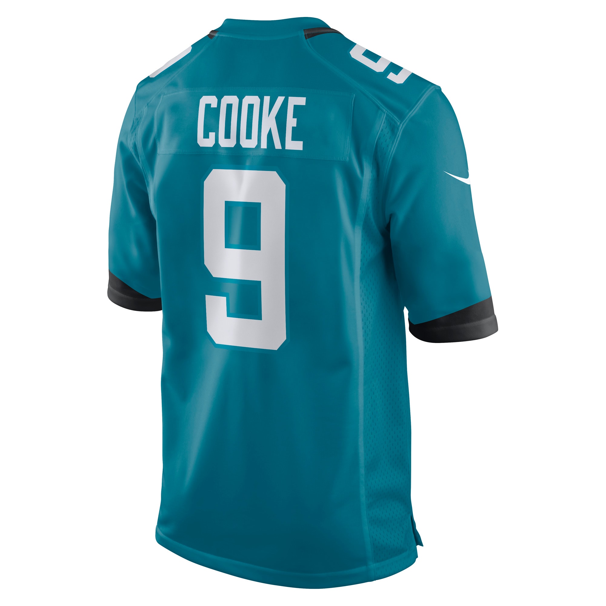 Men's Jacksonville Jaguars Logan Cooke Teal Game Jersey JS6071 nicesnker - Image 3