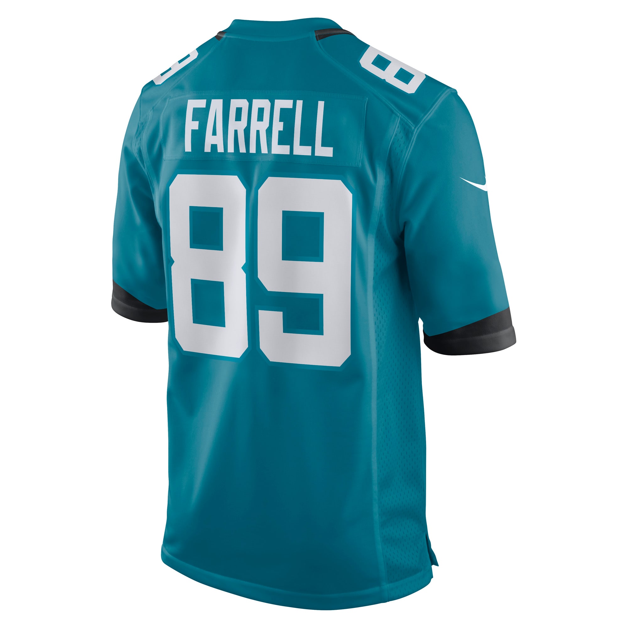 Men's Jacksonville Jaguars Luke Farrell Teal Game Jersey JS3582 nicesnker - Image 3