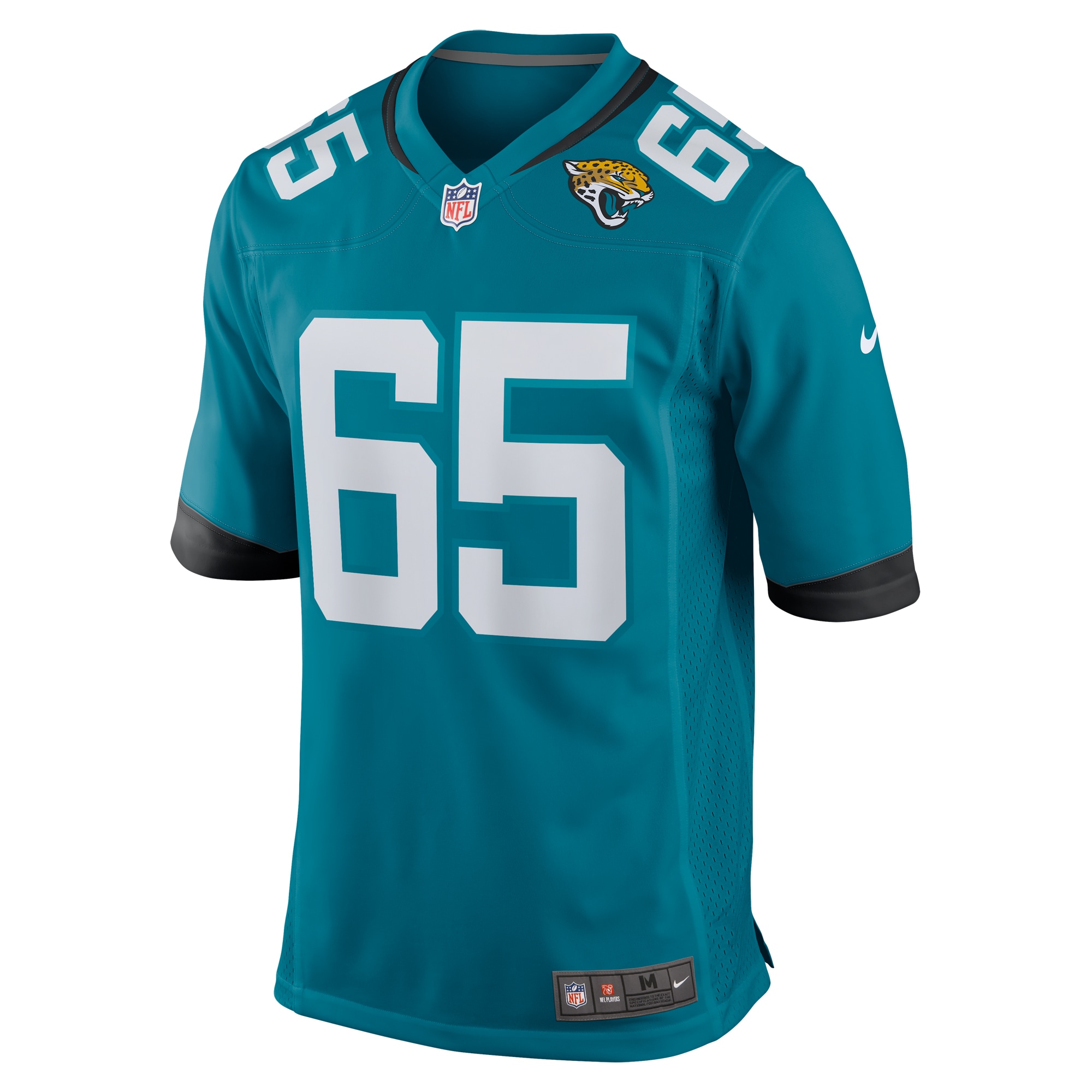 Men's Jacksonville Jaguars Mitch Morse Teal Team Game Jersey JS4335 nicesnker - Image 2