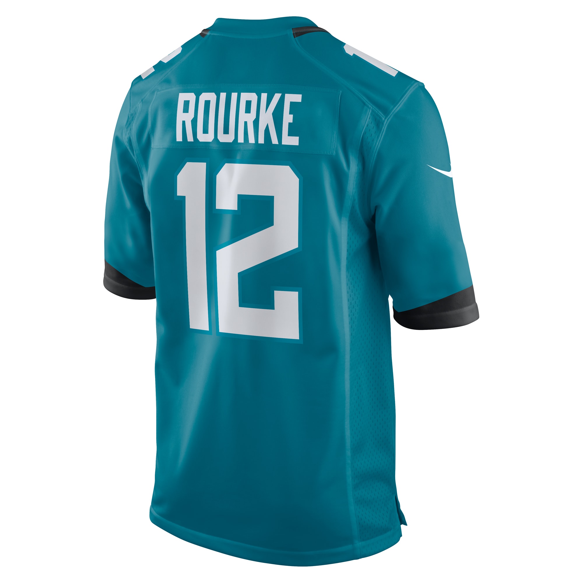 Men's Jacksonville Jaguars Nathan Rourke Teal Team Game Jersey JS2199 nicesnker - Image 3