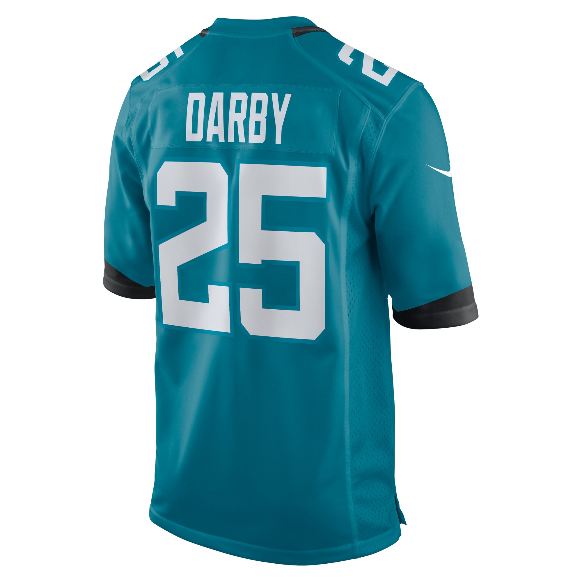 Men's Jacksonville Jaguars Ronald Darby Teal Team Game Jersey JS1537 nicesnker - Image 3