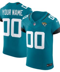 Men's Jacksonville Jaguars Teal Vapor F.U.S.E. Elite Custom Jersey JS2015 nicesnker