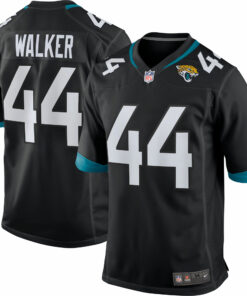 Men's Jacksonville Jaguars Travon Walker Black Player Game Jersey JS3779 nicesnker