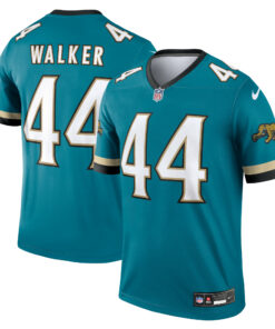 Men's Jacksonville Jaguars Travon Walker Teal Alternate Legend Player Performance Top JS4628 nicesnker
