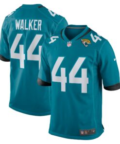 Men's Jacksonville Jaguars Travon Walker Teal Player Game Jersey JS7192 nicesnker