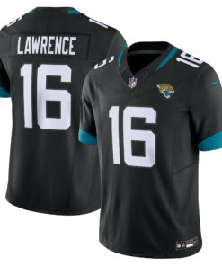 Men's Jacksonville Jaguars Trevor Lawrence Black Vapor F.U.S.E. Limited Jersey JS1817 nicesnker