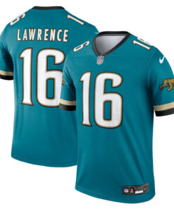 Men's Jacksonville Jaguars Trevor Lawrence Teal Alternate Legend Player Performance Top JS9949 nicesnker