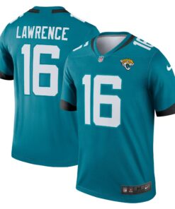 Men's Jacksonville Jaguars Trevor Lawrence Teal Team Legend Player Performance Top JS5659 nicesnker