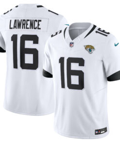 Men's Jacksonville Jaguars Trevor Lawrence White Vapor F.U.S.E. Limited Jersey JS9935 nicesnker