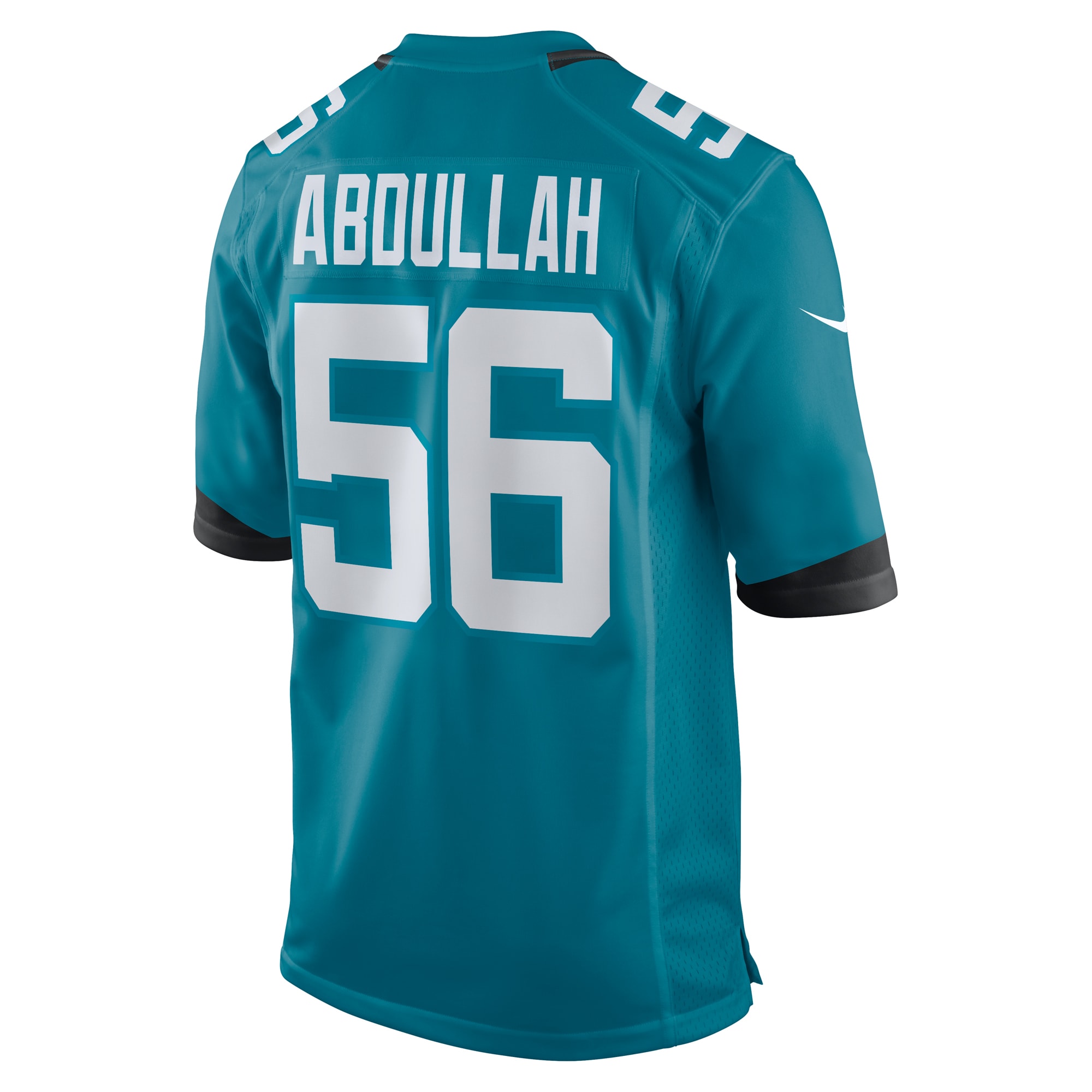 Men's Jacksonville Jaguars Yasir Abdullah Teal Team Game Jersey JS5048 nicesnker - Image 3