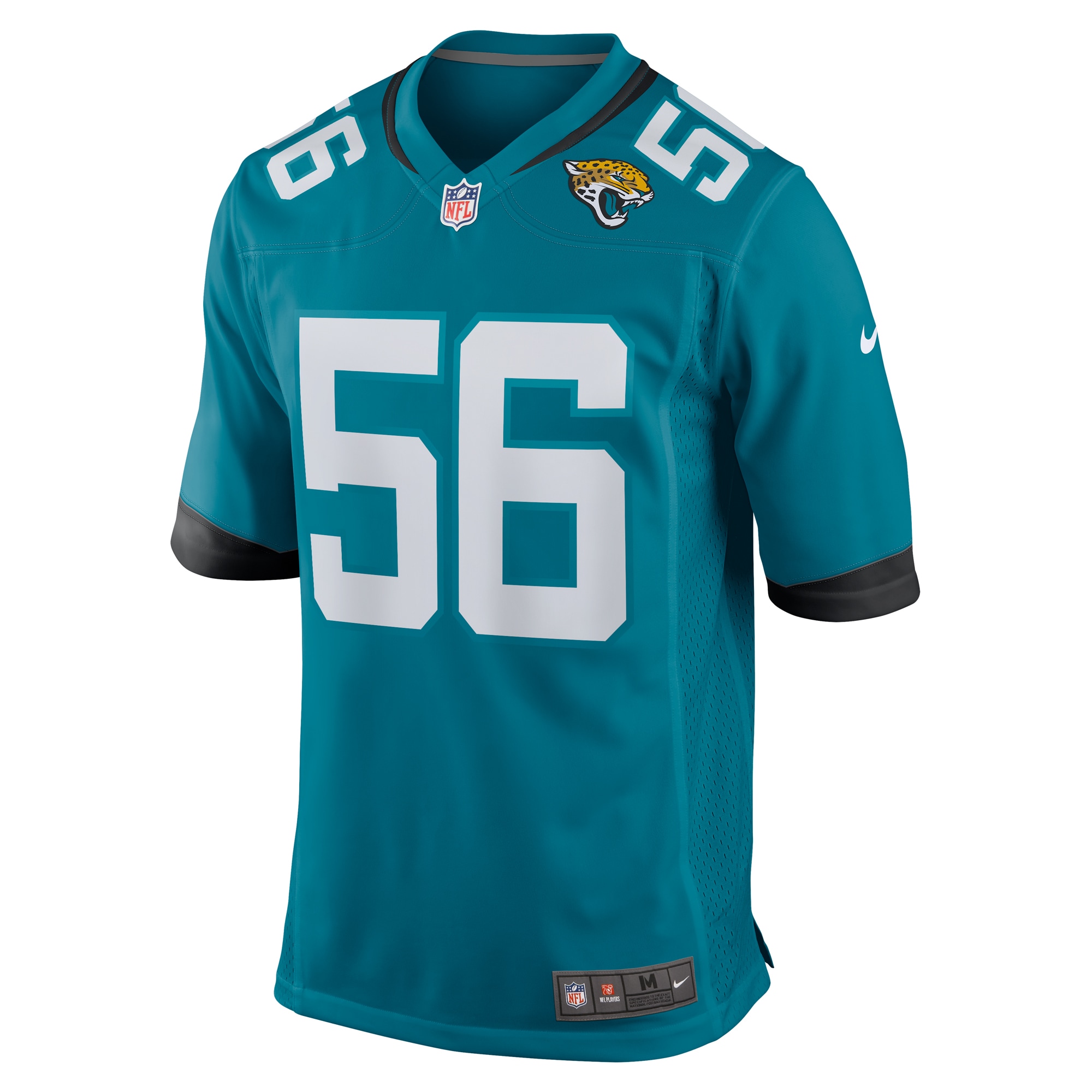 Men's Jacksonville Jaguars Yasir Abdullah Teal Team Game Jersey JS5048 nicesnker - Image 2