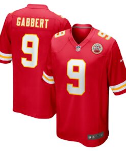 Men's Kansas City Chiefs Blaine Gabbert Red Game Jersey JS2066 nicesnker