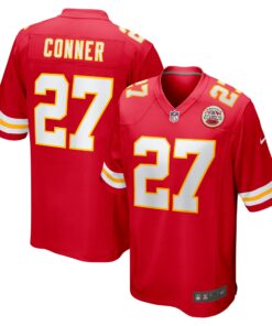 Men's Kansas City Chiefs Chamarri Conner Red Game Jersey JS9778 nicesnker