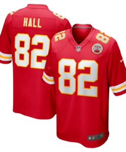 Men's Kansas City Chiefs Dante Hall Red Retired Player Game Jersey JS2182 nicesnker