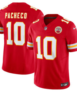 Men's Kansas City Chiefs Isiah Pacheco Red Vapor F.U.S.E. Limited Jersey JS8521 nicesnker