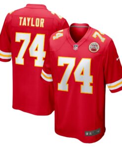 Men's Kansas City Chiefs Jawaan Taylor Red Game Player Jersey JS7777 nicesnker