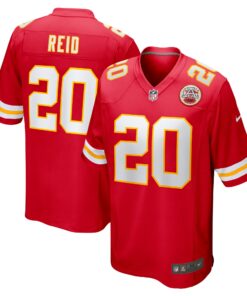 Men's Kansas City Chiefs Justin Reid Red Game Jersey JS6799 nicesnker