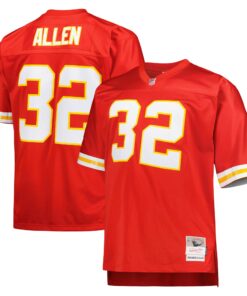 Men's Kansas City Chiefs Marcus Allen Mitchell & Ness Red Big & Tall 1994 Retired Player Jersey JS3750 nicesnker