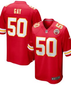 Men's Kansas City Chiefs Willie Gay Red Game Jersey JS9284 nicesnker