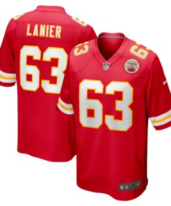 Men's Kansas City Chiefs Willie Lanier Red Retired Player Jersey JS9685 nicesnker