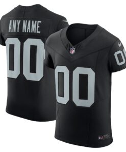 Men's Las Vegas Raiders Black Vapor F.U.S.E. Elite Custom Jersey JS1585 nicesnker