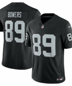 Men's Las Vegas Raiders Brock Bowers Black Team Vapor F.U.S.E. Limited Jersey JS9529 nicesnker