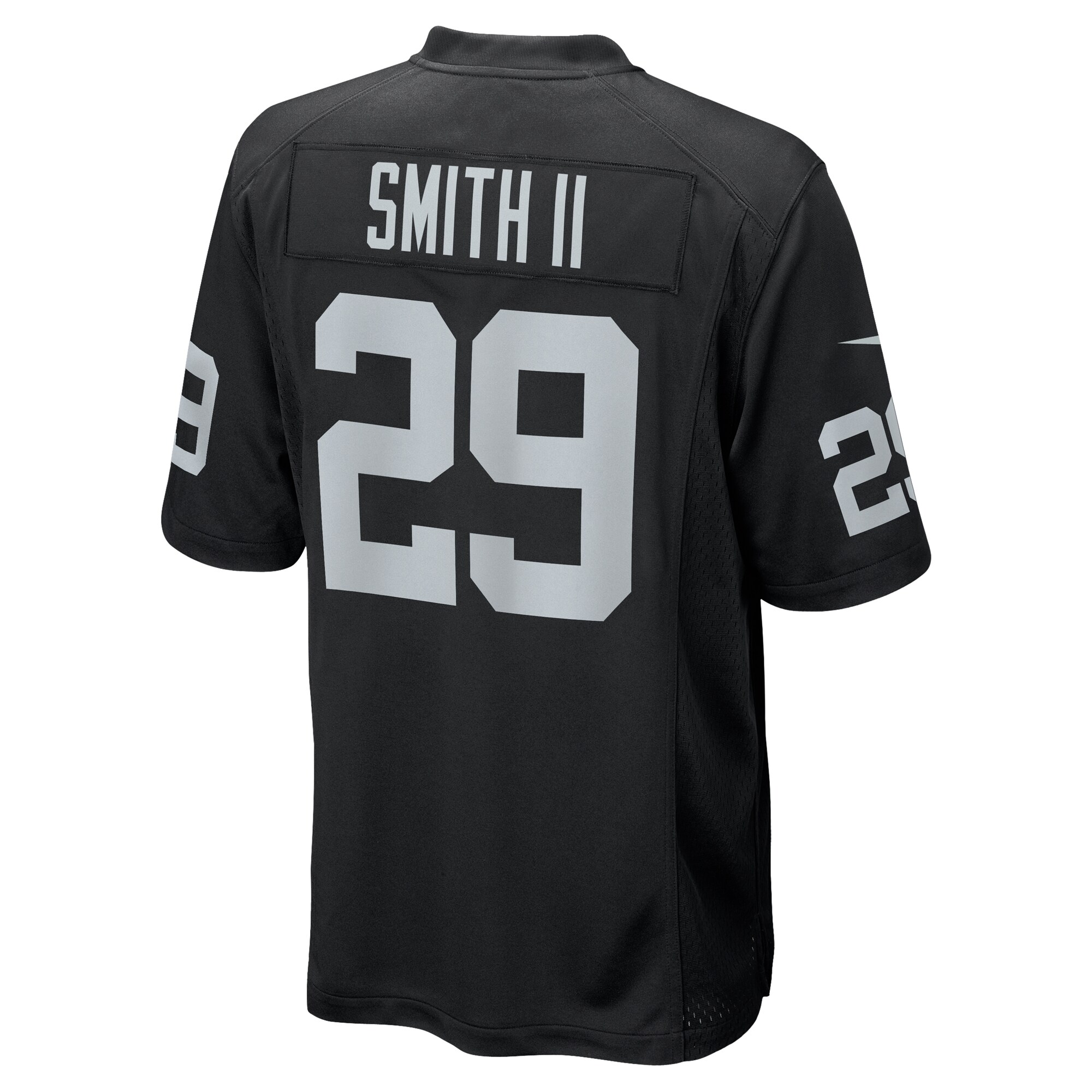 Men's Las Vegas Raiders Christopher Smith II Black Team Game Jersey JS5512 nicesnker - Image 3
