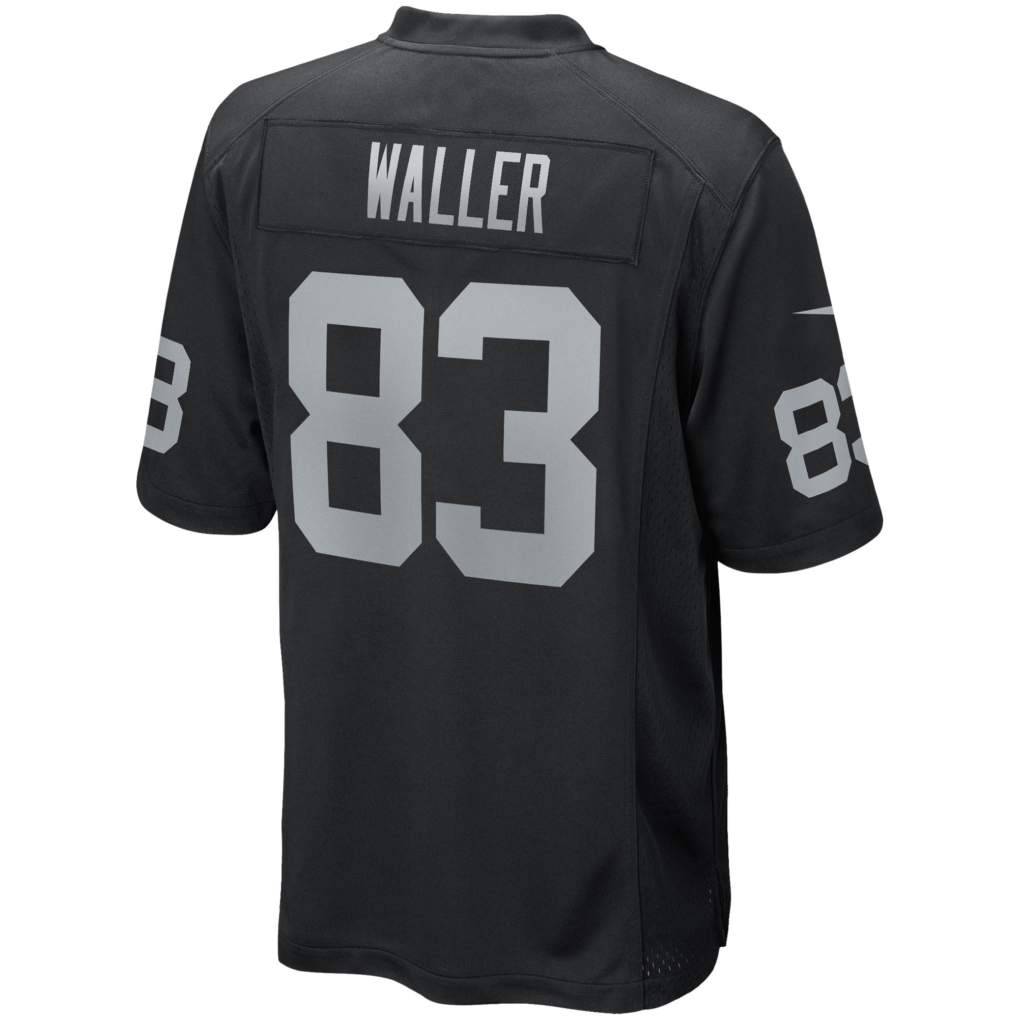 Men's Las Vegas Raiders Darren Waller Black Game Player Jersey JS8132 nicesnker - Image 3