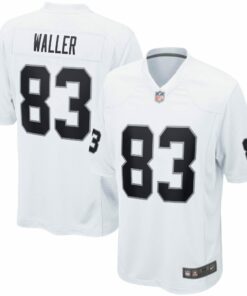 Men's Las Vegas Raiders Darren Waller White Game Jersey JS5415 nicesnker