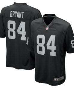 Men's Las Vegas Raiders Harrison Bryant Black Team Game Jersey JS7118 nicesnker