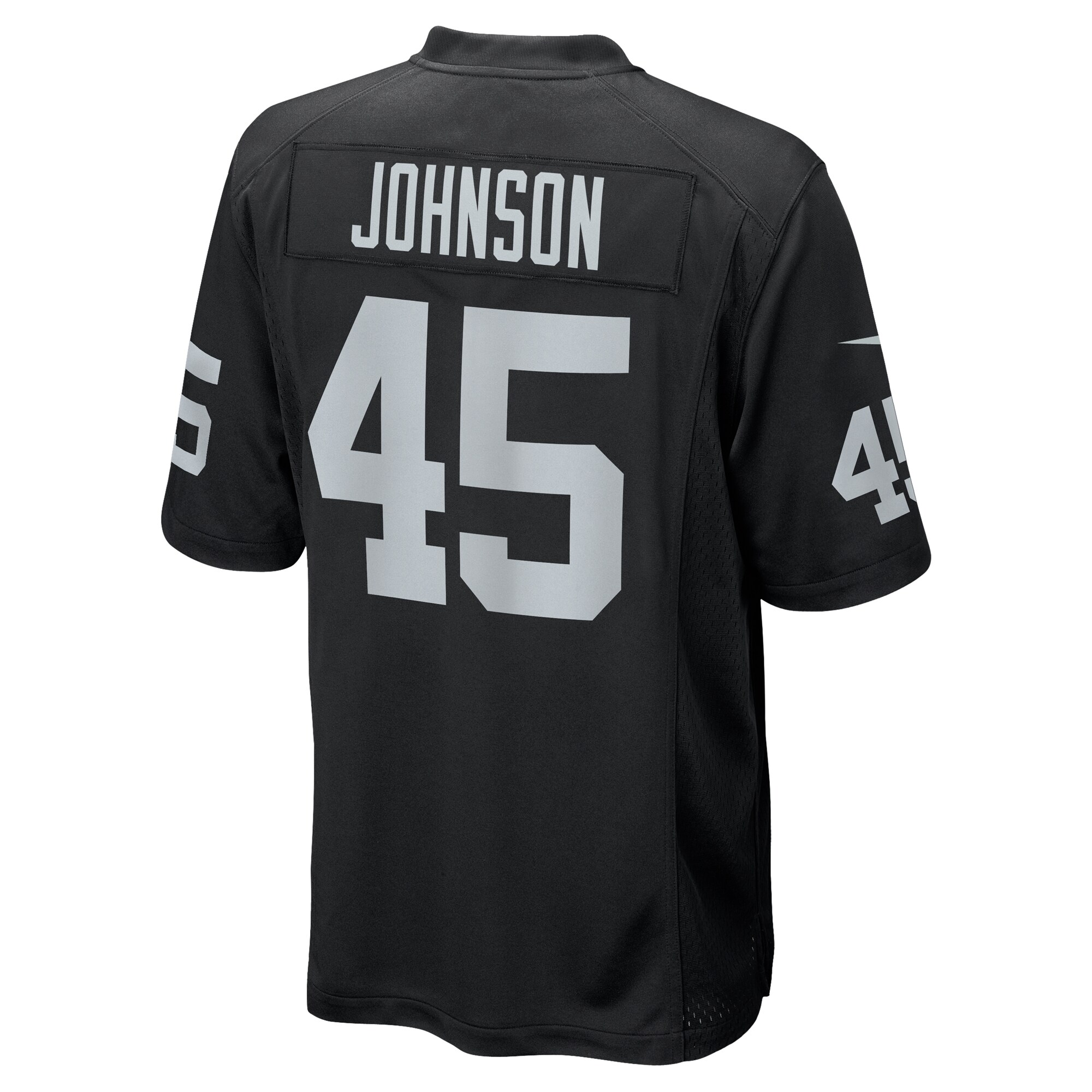 Men's Las Vegas Raiders Jaquan Johnson Black Game Player Jersey JS3251 nicesnker - Image 3