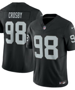 Men's Las Vegas Raiders Maxx Crosby Black Vapor F.U.S.E. Limited Jersey JS9322 nicesnker