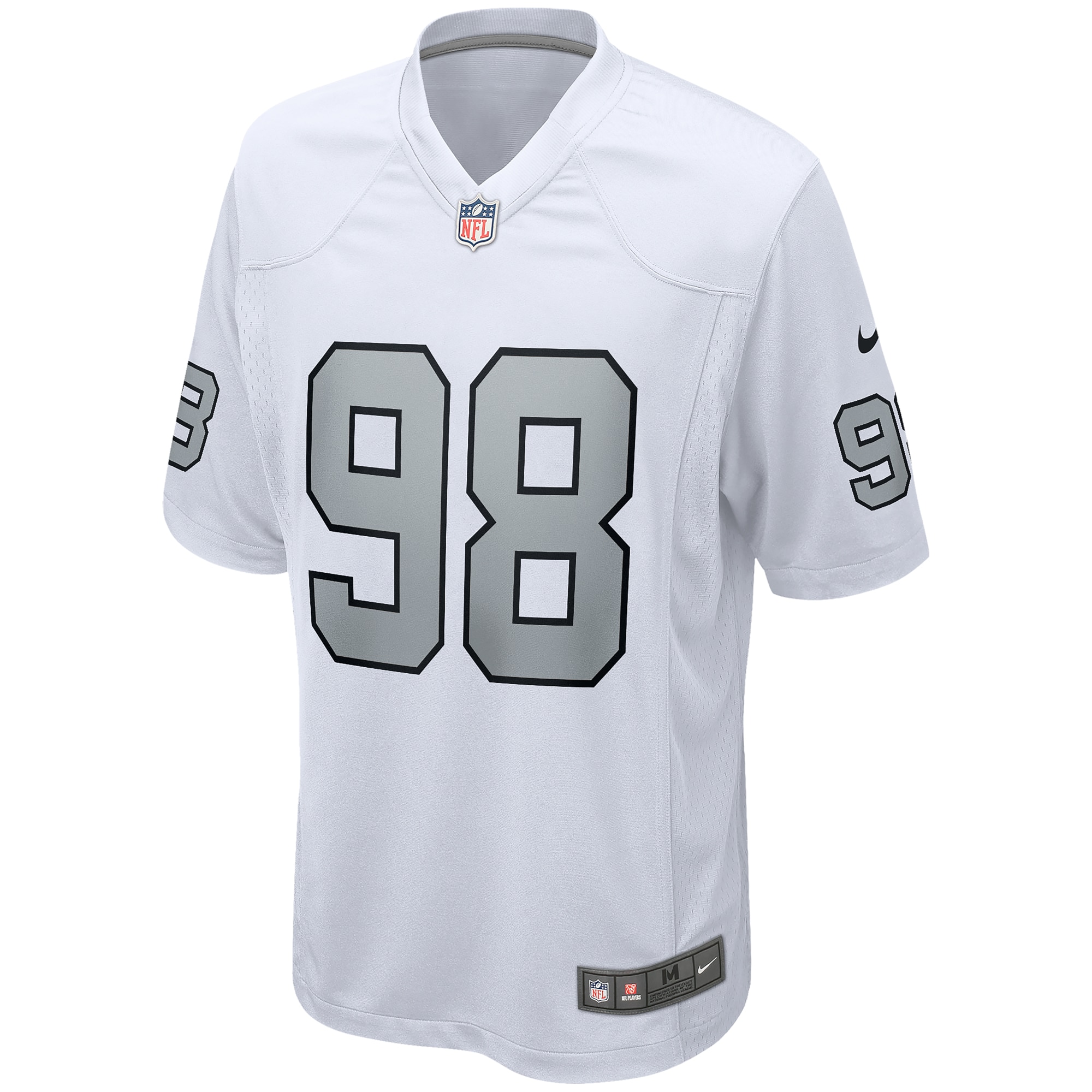 Men's Las Vegas Raiders Maxx Crosby White Alternate Game Jersey JS1807 nicesnker - Image 2