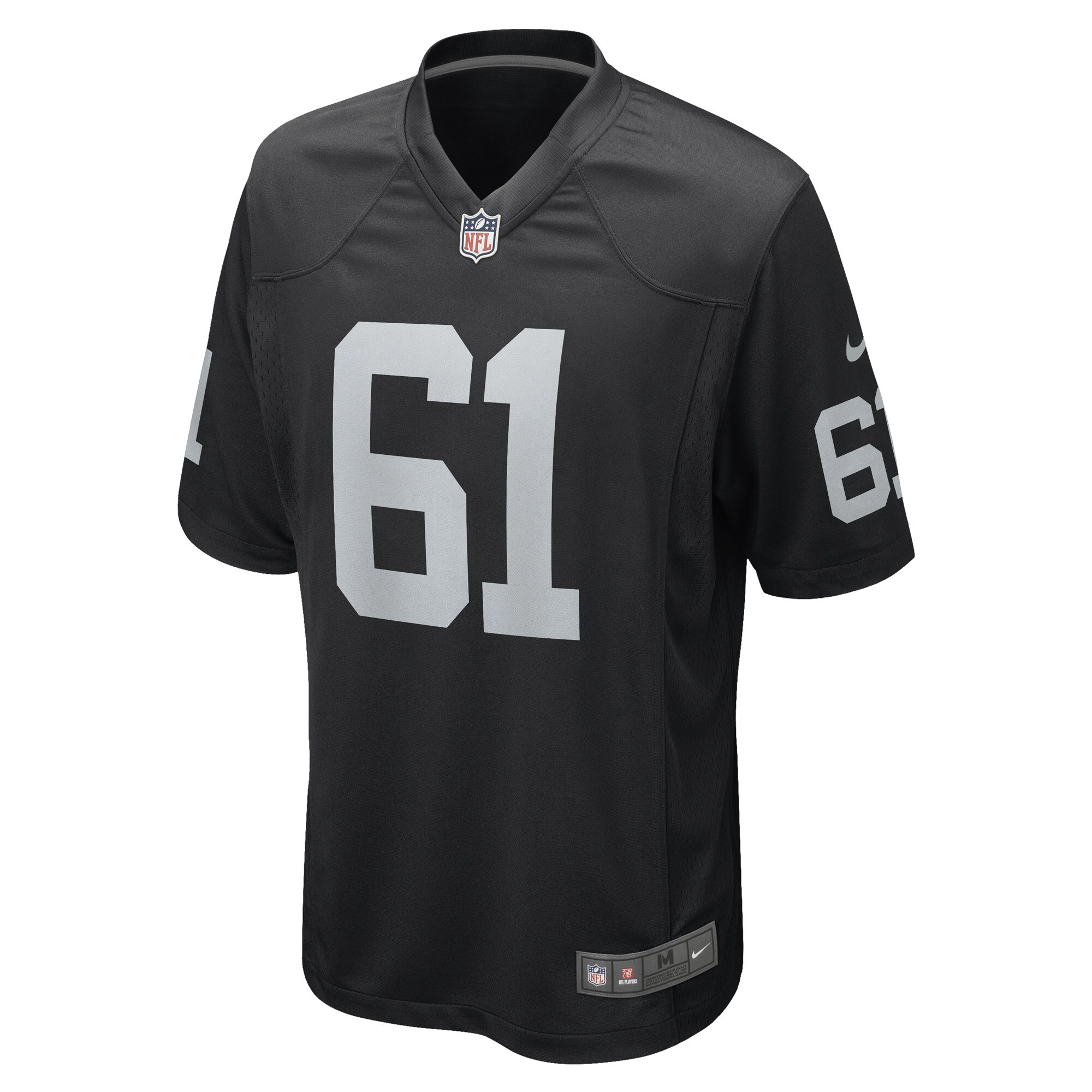 Men's Las Vegas Raiders Meredith Black Game Player Jersey JS4490 nicesnker - Image 2