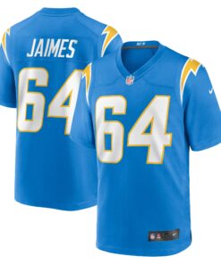 Men's Los Angeles Chargers Brenden Jaimes Powder Blue Game Jersey JS5306 nicesnker