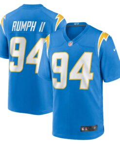 Men's Los Angeles Chargers Chris Rumph II Powder Blue Game Jersey JS1362 nicesnker