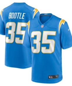 Men's Los Angeles Chargers Dicaprio Bootle Powder Blue Team Game Jersey JS7233 nicesnker