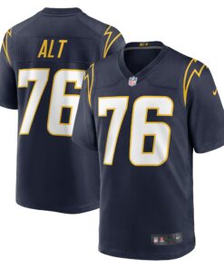Men's Los Angeles Chargers Joe Alt Navy Player Game Jersey JS6863 nicesnker