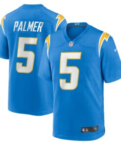 Men's Los Angeles Chargers Joshua Palmer Powder Blue Game Player Jersey JS7058 nicesnker