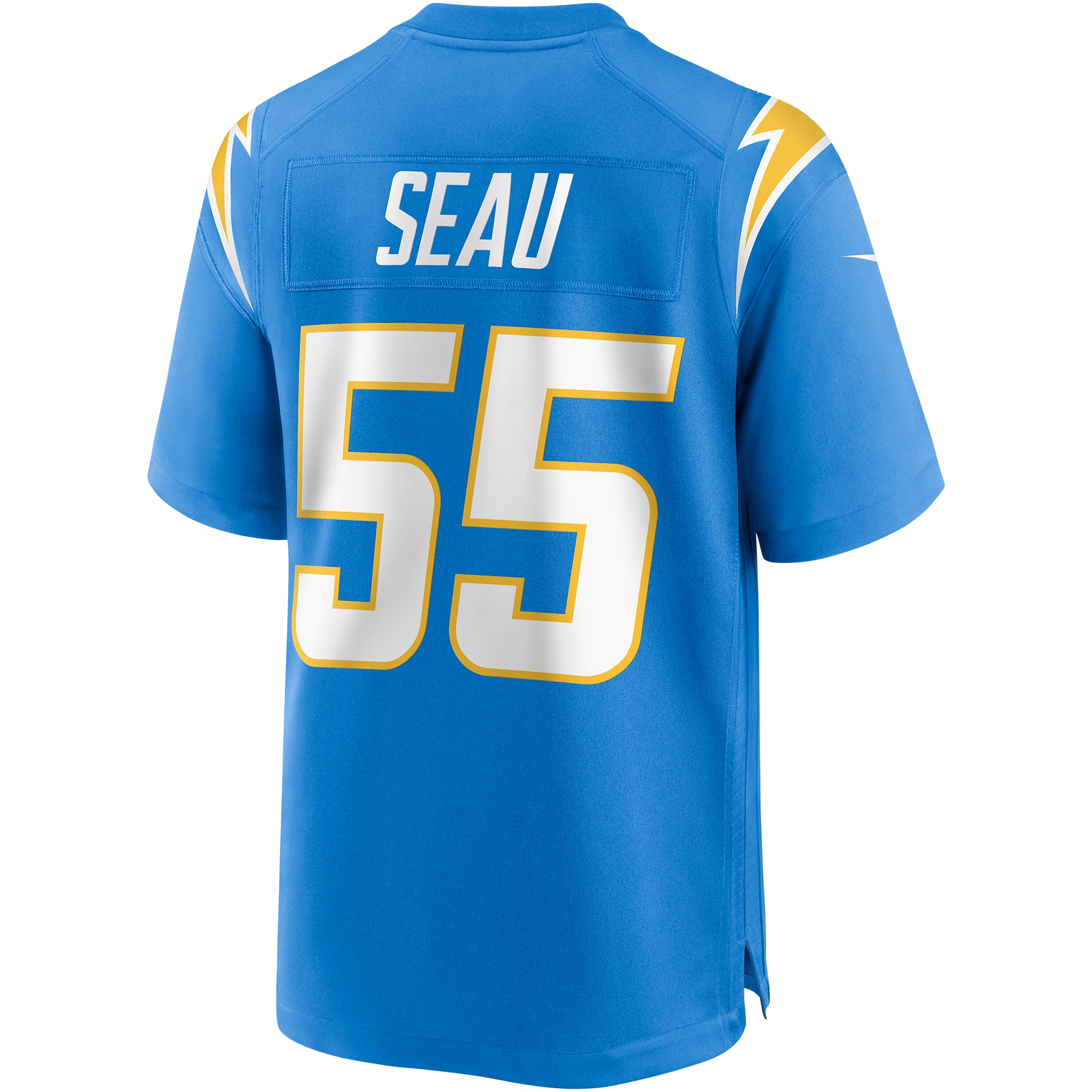 Men's Los Angeles Chargers Junior Seau Powder Blue Game Retired Player Jersey JS5413 nicesnker - Image 3