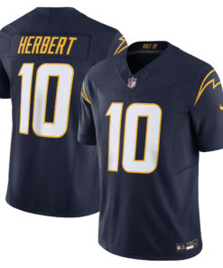 Men's Los Angeles Chargers Justin Herbert Navy Vapor F.U.S.E. Limited Jersey JS2878 nicesnker