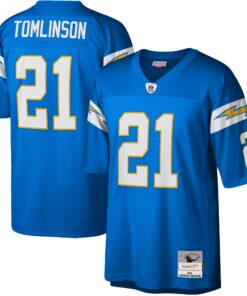 Men's Los Angeles Chargers LaDainian Tomlinson Mitchell & Ness Powder Blue Legacy Jersey JS6321 nicesnker