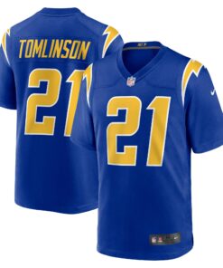Men's Los Angeles Chargers LaDainian Tomlinson Royal Retired Player Alternate Game Jersey JS9377 nicesnker