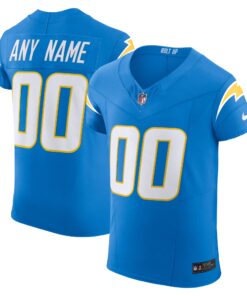 Men's Los Angeles Chargers Powder Blue Vapor F.U.S.E. Elite Custom Jersey JS1918 nicesnker