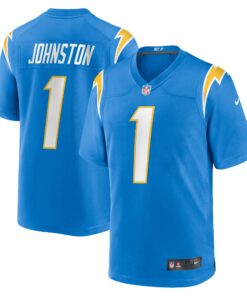 Men's Los Angeles Chargers Quentin Johnston Powder Blue Game Player Jersey JS5869 nicesnker