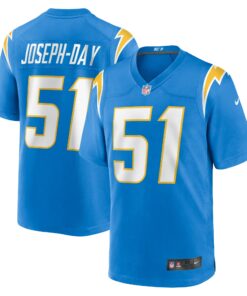 Men's Los Angeles Chargers Sebastian Joseph-Day Powder Blue Game Player Jersey JS5549 nicesnker