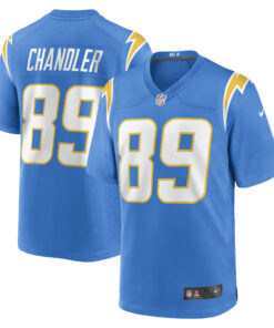 Men's Los Angeles Chargers Wes Chandler Powder Blue Retired Player Jersey JS9625 nicesnker