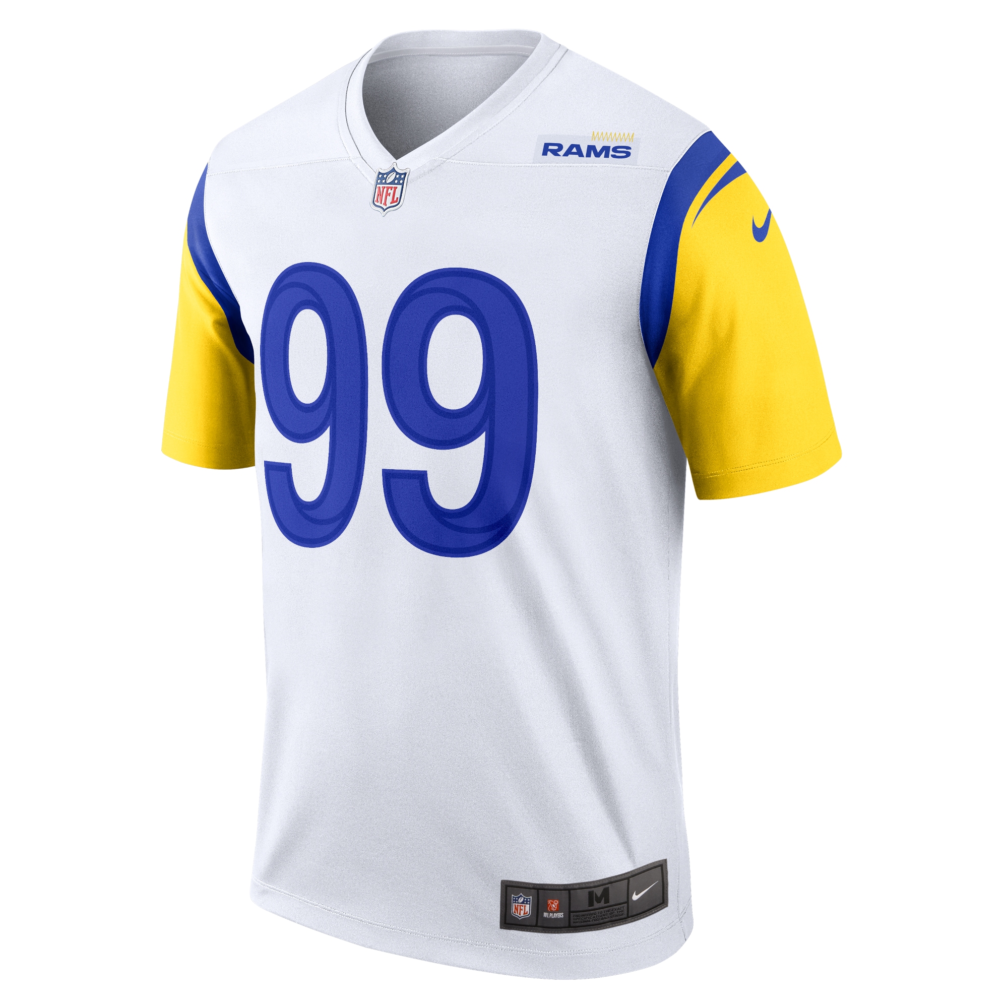 Men's Los Angeles Rams Aaron Donald White Alternate Legend Player Performance Top JS7635 nicesnker - Image 2