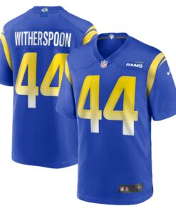 Men's Los Angeles Rams Ahkello Witherspoon Royal Game Jersey JS4381 nicesnker